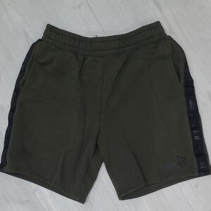Puma Dark Green Athletic Shorts